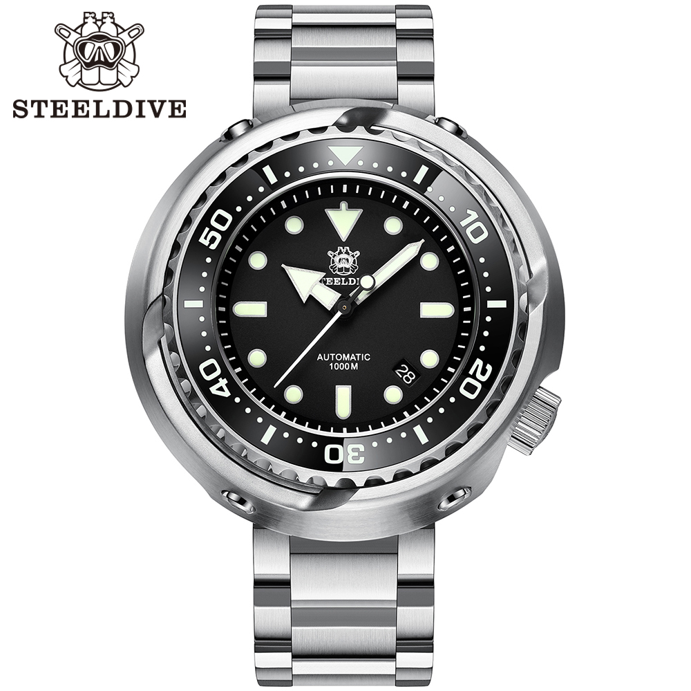 STEELDIVE Official SD1978 1000M Waterproof NH35 Big Tuna Dive Watch