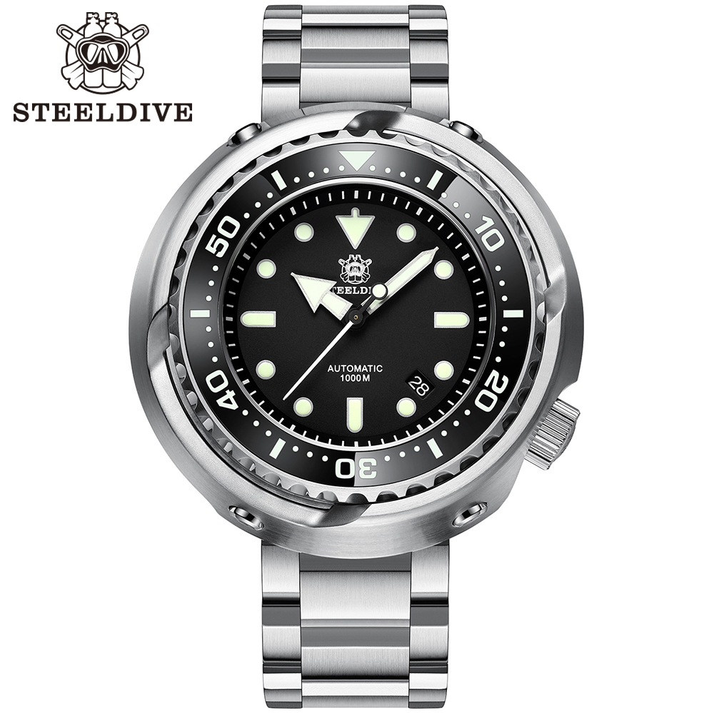 STEELDIVE Official SD1978 1000M Waterproof NH35 Big Tuna Dive Watch