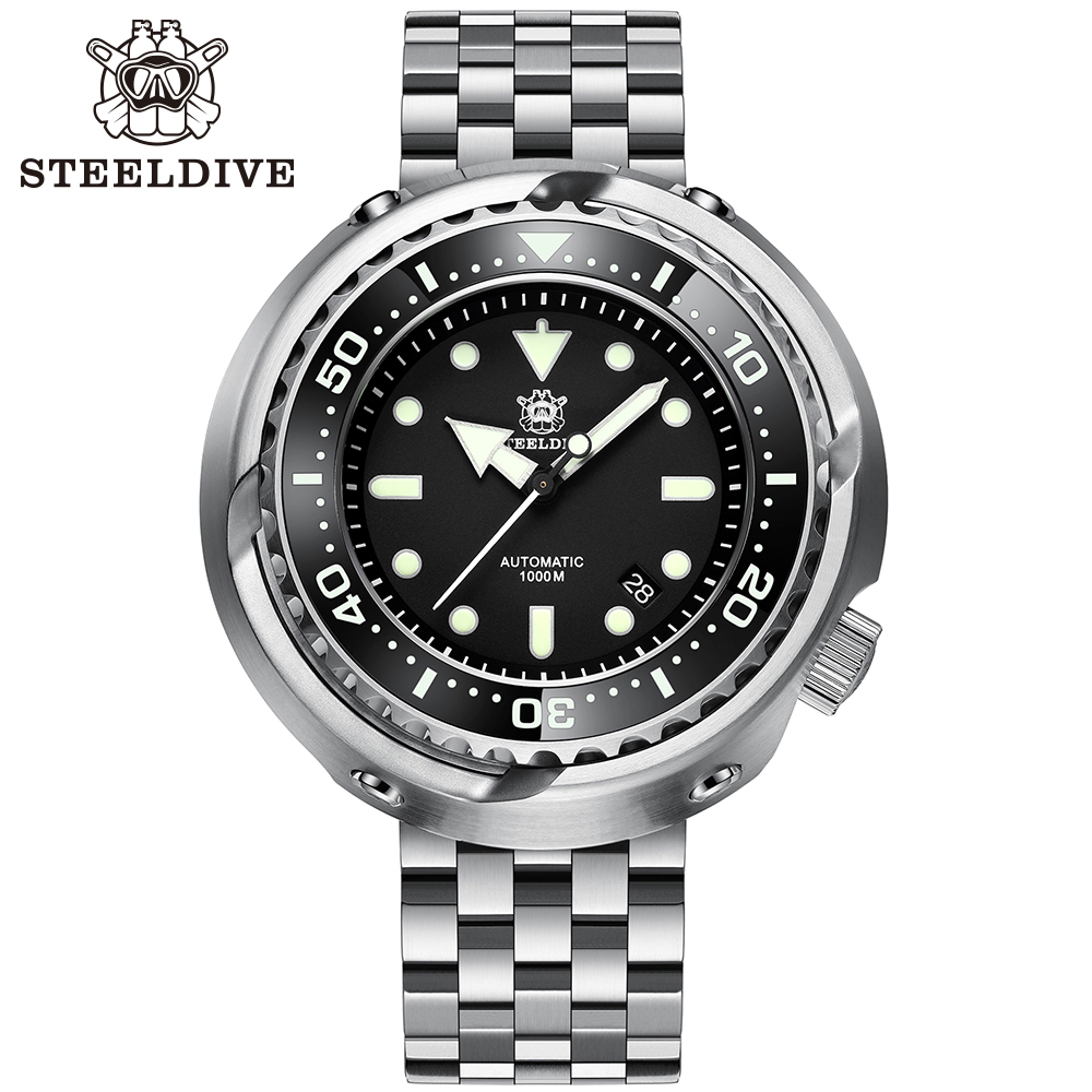 STEELDIVE Official SD1978 1000M Waterproof NH35 Big Tuna Dive Watch