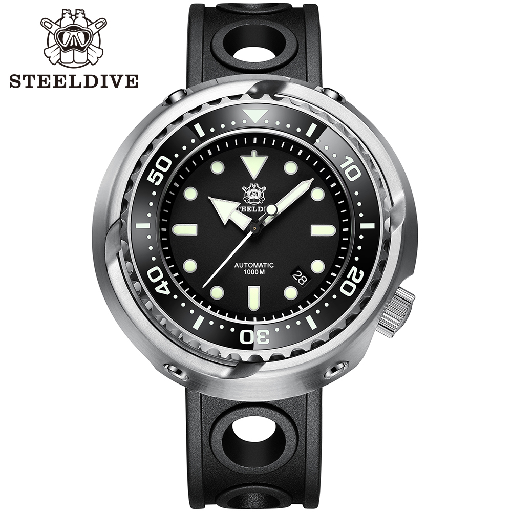 STEELDIVE Official SD1978 1000M Waterproof NH35 Big Tuna Dive Watch