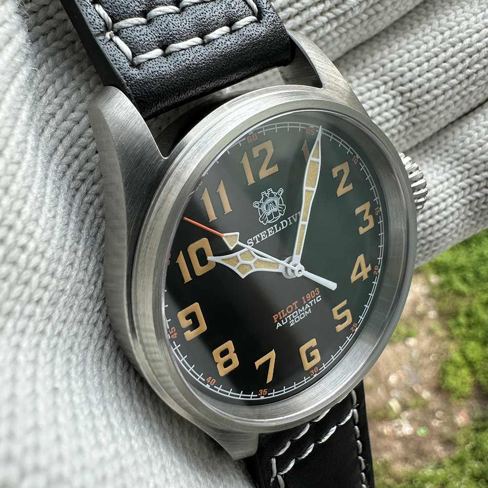 STEELDIVE ミリタリーウォッチ STEELDIVE Official SD1928V Swiss Luminous 39MM NH35 Automatic