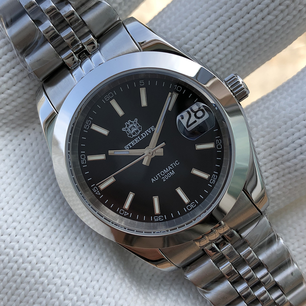 STEELDIVE Official SD1934 Simple Design 39mm 200M Waterproof NH35 Automatic Dive Watch