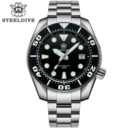 STEELDIVE Official SD1971 Ceramic Bezel Sapphire Glass 200M Waterproof NH35 Automatic Movement Mens Dive Watch