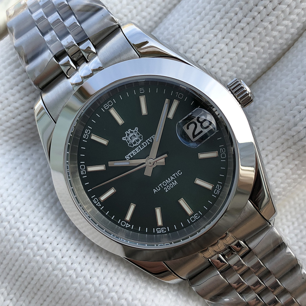 STEELDIVE Official SD1934 Simple Design 39mm 200M Waterproof NH35 Automatic Dive Watch