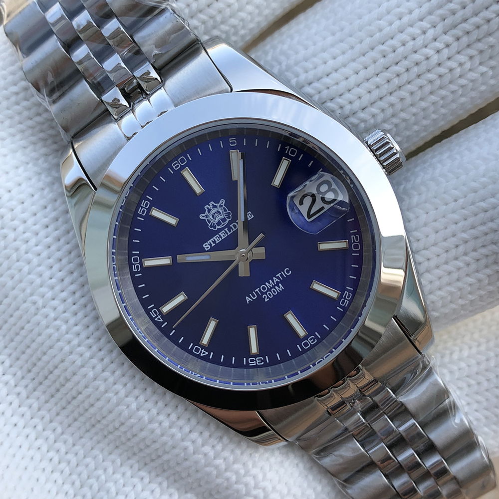 STEELDIVE Official SD1934 Simple Design 39mm 200M Waterproof NH35 Automatic Dive Watch