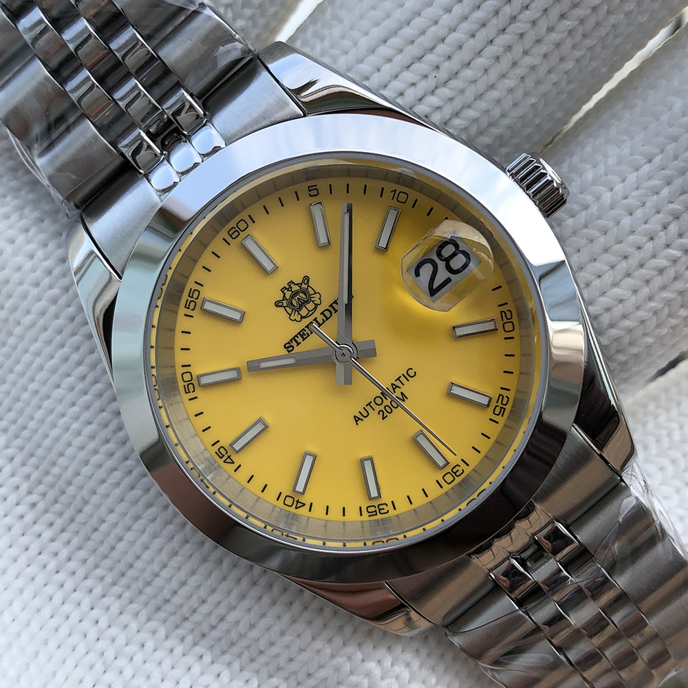 STEELDIVE Official SD1934 Simple Design 39mm 200M Waterproof NH35 Automatic Dive Watch