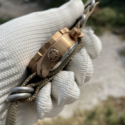 STEELDIVE Official SD1950S Two Buttons 44MM Solid Bronze Case 3000M Waterproof Sappire Glass NH35 Automatic Dive Watch