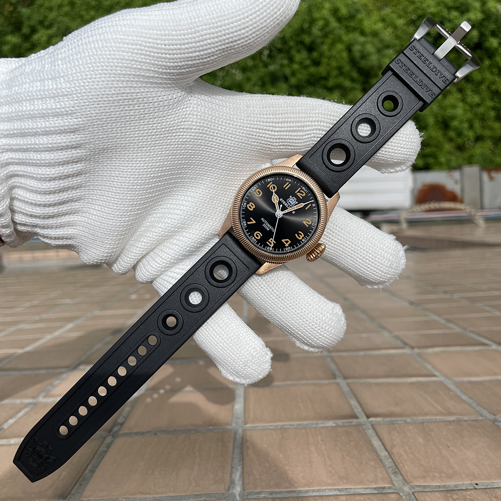 STEELDIVE Official SD1906S Simple Design NH35 Bronze Dive Watch