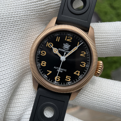 STEELDIVE Official SD1906S Simple Design NH35 Bronze Dive Watch