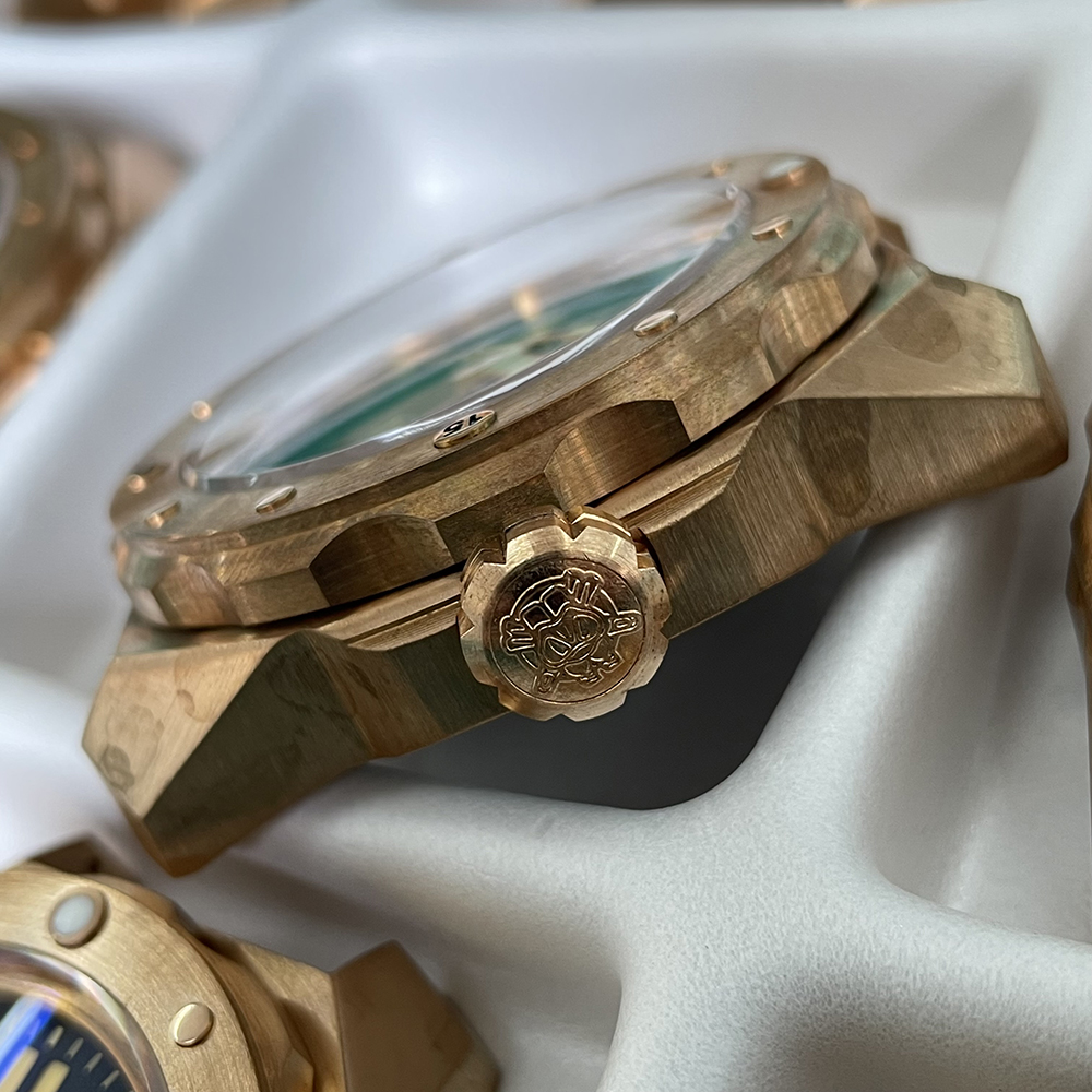 STEELDIVE Official SD1960S Green Dial 46MM Bronze Buckle 500M Waterproof NH35 Automatic Bronze Dive Watch