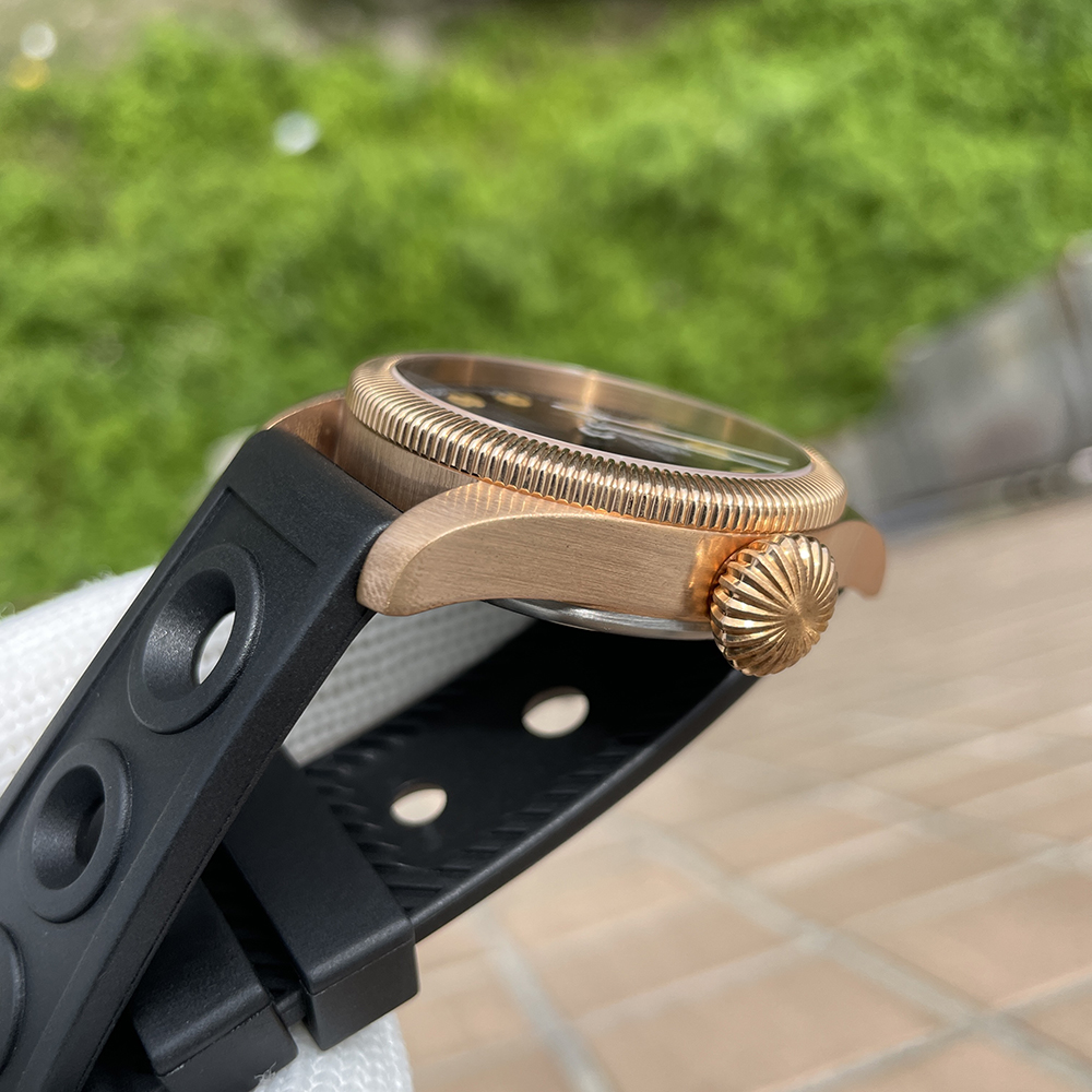 STEELDIVE Official SD1906S Simple Design NH35 Bronze Dive Watch