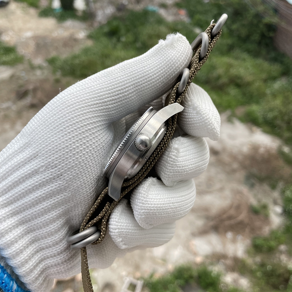 STEELDIVE Official SD1952 Date Function Black Dial 300M Waterproof NH35 Automatic Fifty Fathoms Dive Watch