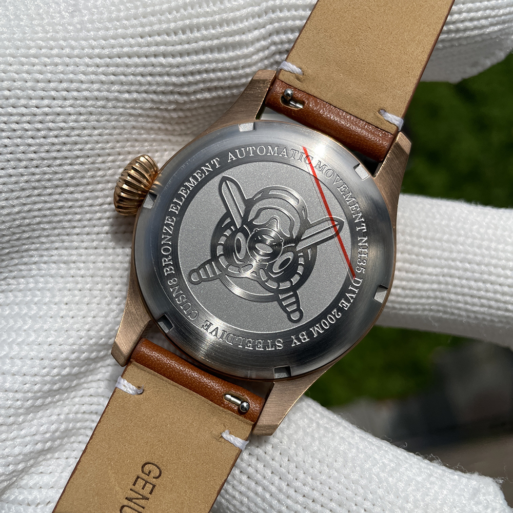 STEELDIVE Official SD1906S Simple Design NH35 Bronze Dive Watch