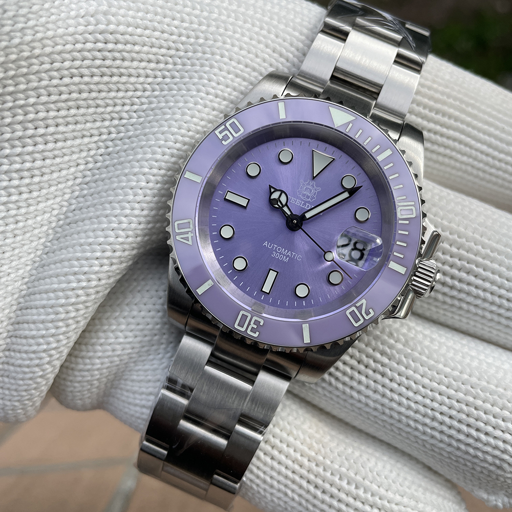 STEELDIVE Official SD1953 Purple Dive Watch