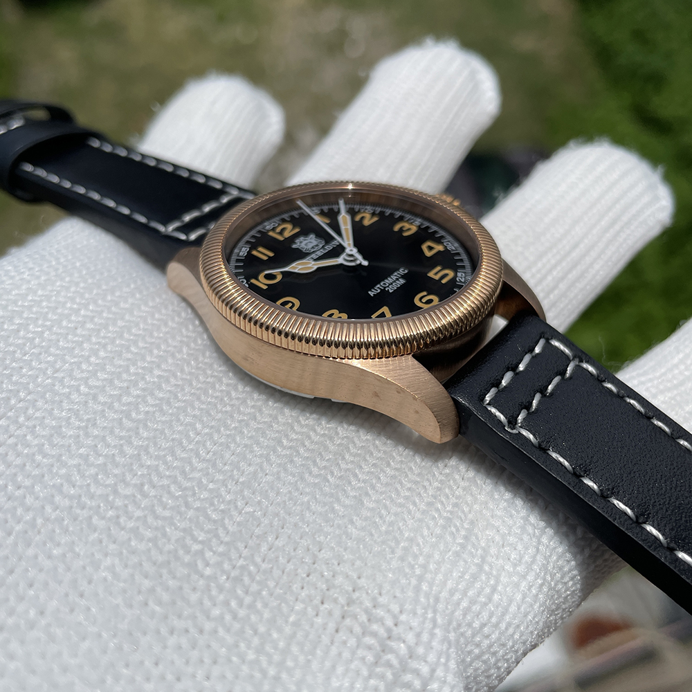 STEELDIVE Official SD1906S Simple Design NH35 Bronze Dive Watch