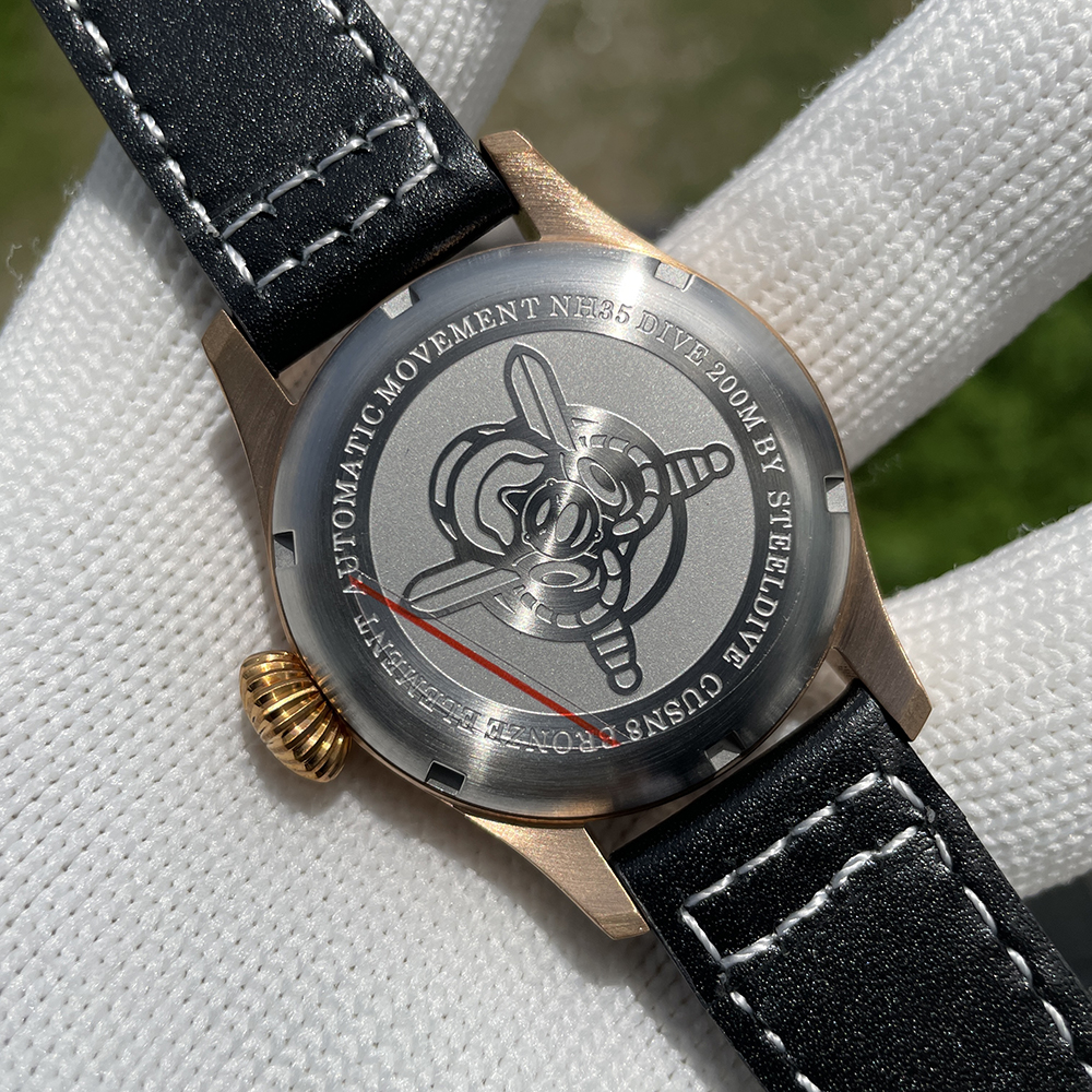STEELDIVE Official SD1906S Simple Design NH35 Bronze Dive Watch