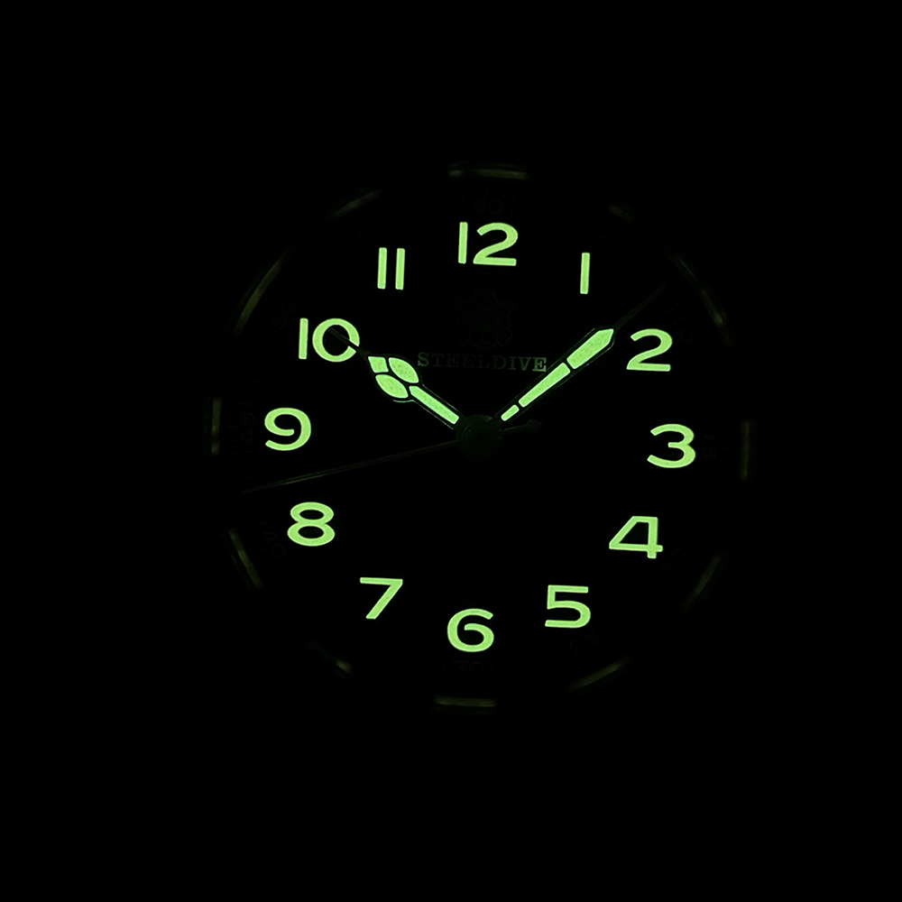 STEELDIVE Official SD1906S Simple Design NH35 Bronze Dive Watch