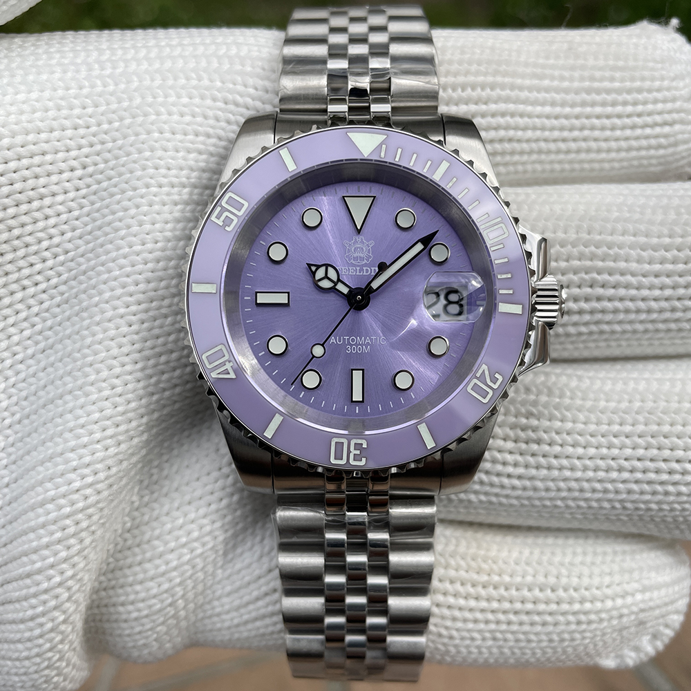 STEELDIVE Official SD1953 Purple Dive Watch