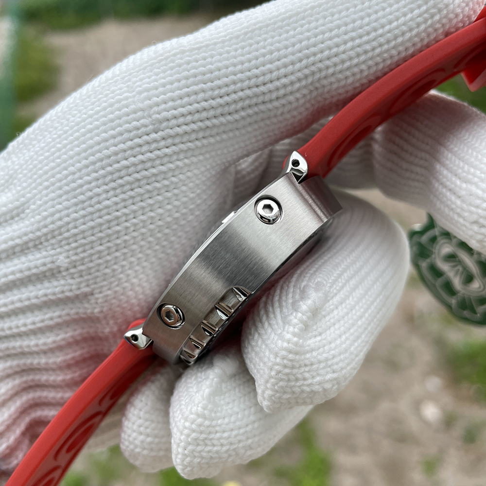 STEELDIVE Official SD1975 Red Sunray Dial 47.5mm Case 300M Waterproof Ceramic Bezel NH35 Automatic Mens Dive Watch