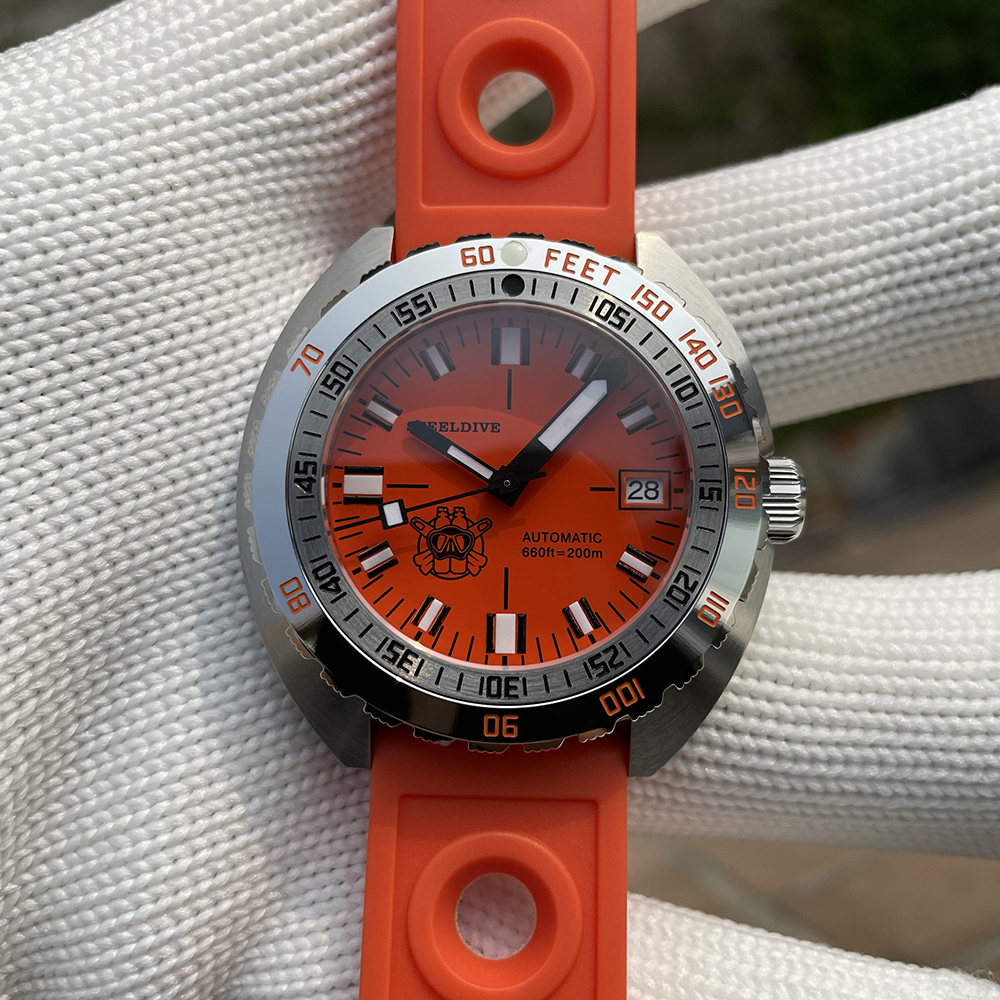 STEELDIVE Official SD1967 200M Waterproof 43mm Case Sapphire Glass NH35 Automatic Movement Mens Dive Watch