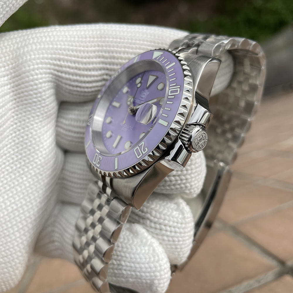 STEELDIVE Official SD1953 Purple Dive Watch