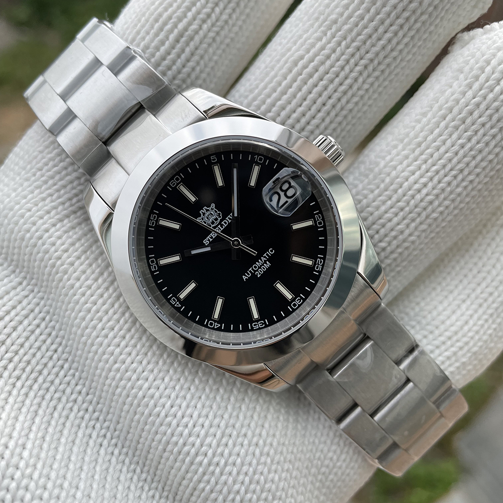 STEELDIVE Official SD1934 Luxurious Men's Automatic Watch NH35 200m Waterproof Analog Luminous Watches 