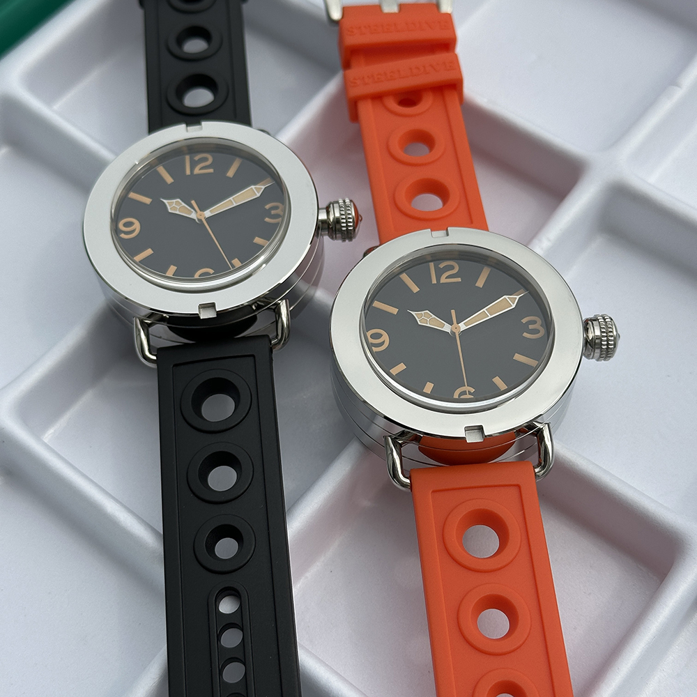 STEELDIVE Official SD1912 No Logo Version 47MM Polished Case 3000M Waterproof NH35 Automatic Mens Sports Watch