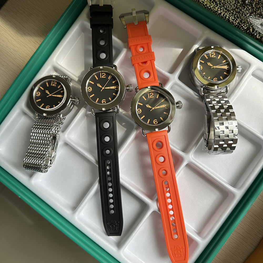 STEELDIVE Official SD1912 No Logo Version 47MM Polished Case 3000M Waterproof NH35 Automatic Mens Sports Watch