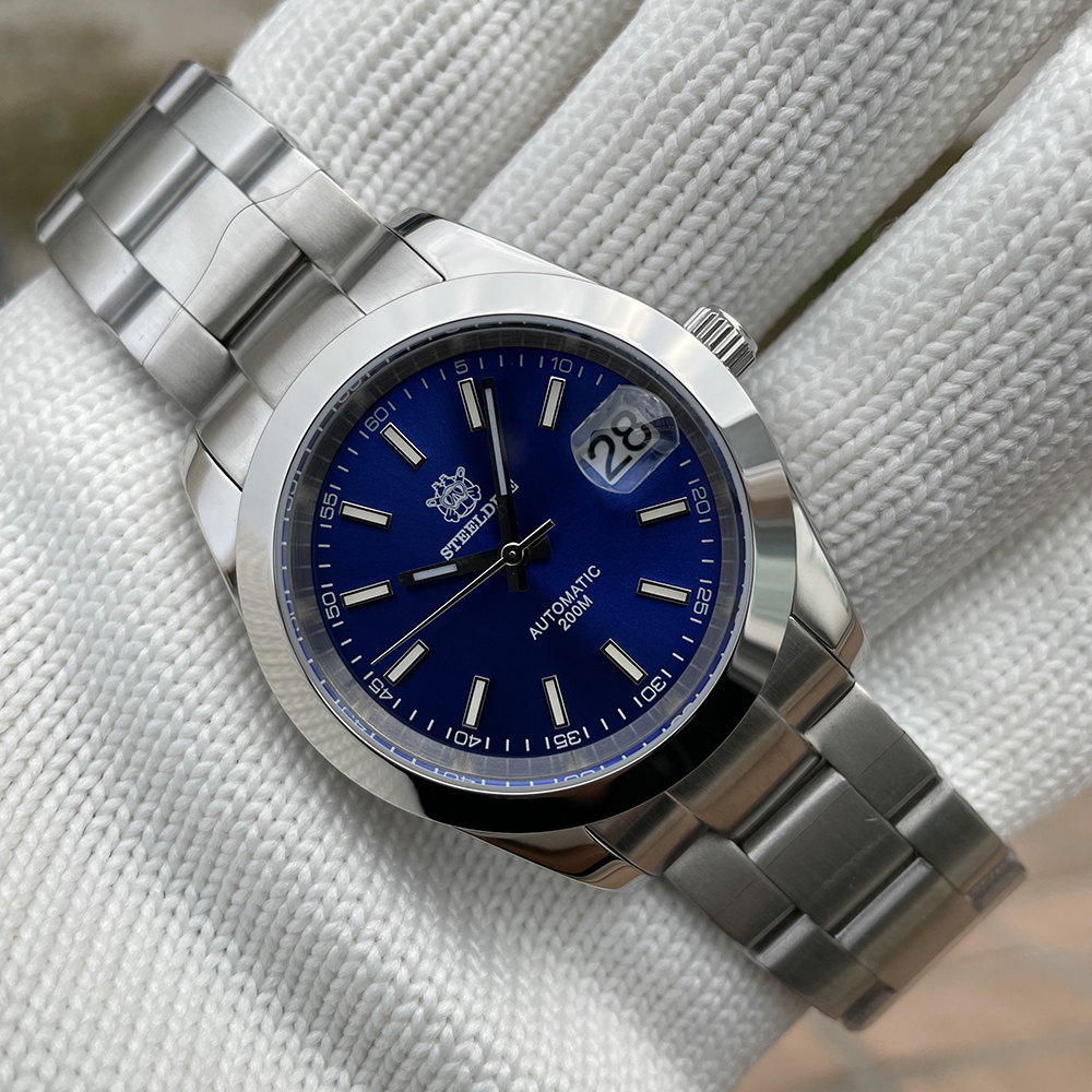 STEELDIVE Official SD1934 Luxurious Men's Automatic Watch NH35 200m Waterproof Analog Luminous Watches 