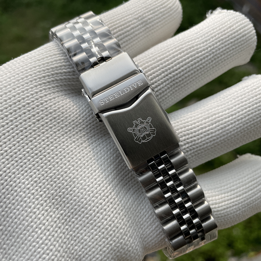 STEELDIVE Official Watch Parts 20mm Replacement Jubilee Bracelet only for SD1953 SD1954 SD1954C 1953J