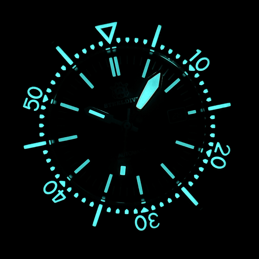 STEELDIVE Official SD1980 One-piece Case 1000M Waterproof NH35 Automatic Mens Dive Watch