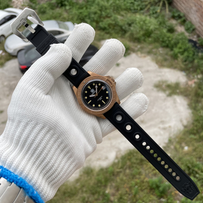 STEELDIVE Official SD1966S 41.5MM Bronze Bezel Super Luminous 200M Waterproof NH35 Automatic Dive Watch Bronze