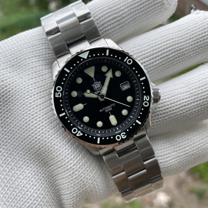 STEELDIVE Official SD1973 Swiss Luminous Ceramic Bezel Insert Sapphire Glass 200mm Waterproof 41.2mm NH35 Mens Dive Watch