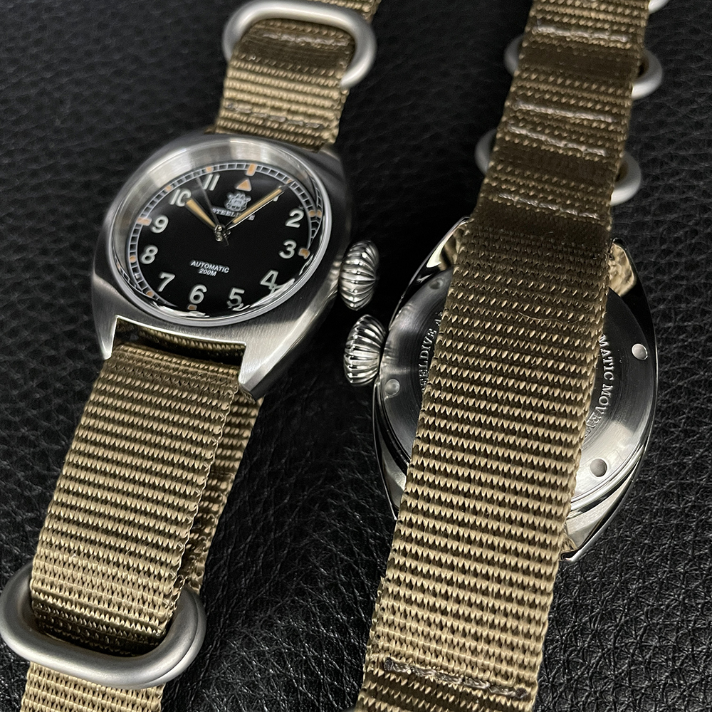 STEELDIVE Official SD1907 Small Size 36mm Case Sapphire Glass 200M Waterproof Automatic Dive Watch