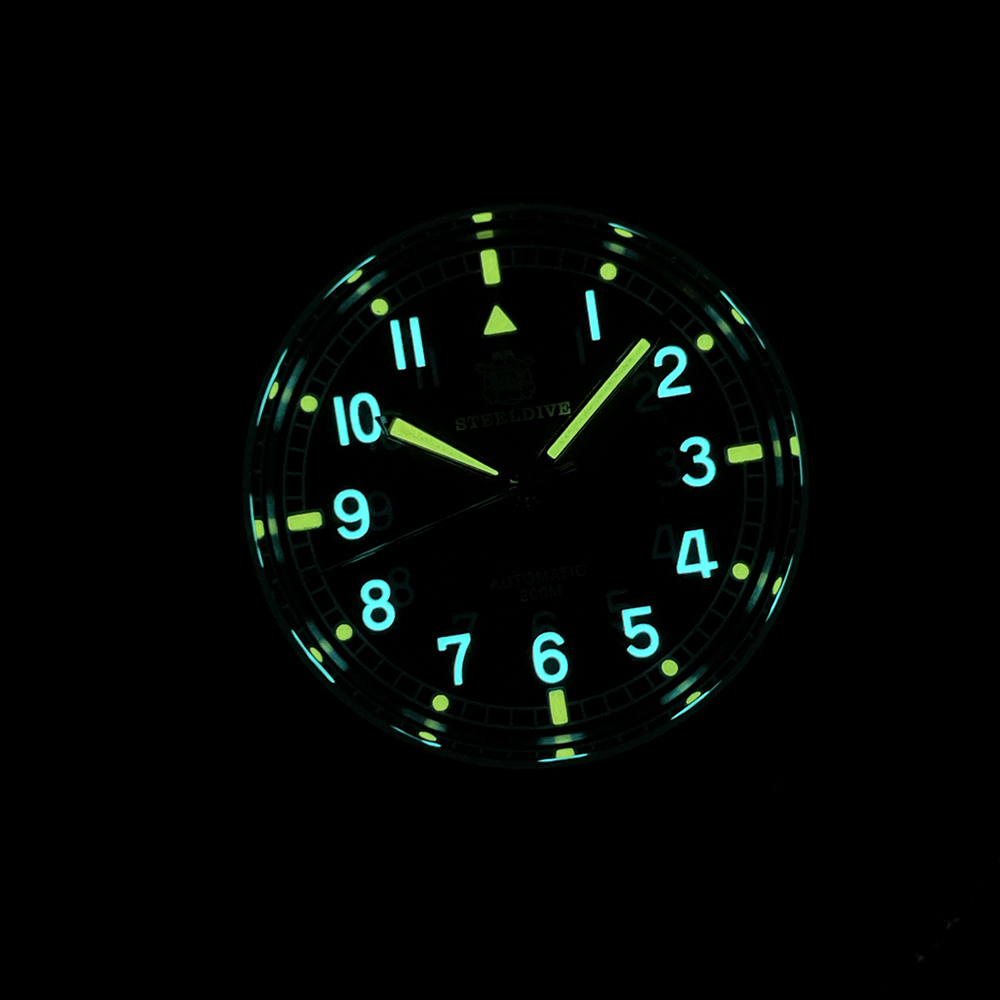 STEELDIVE Official SD1907 Small Size 36mm Case Sapphire Glass 200M Waterproof Automatic Dive Watch