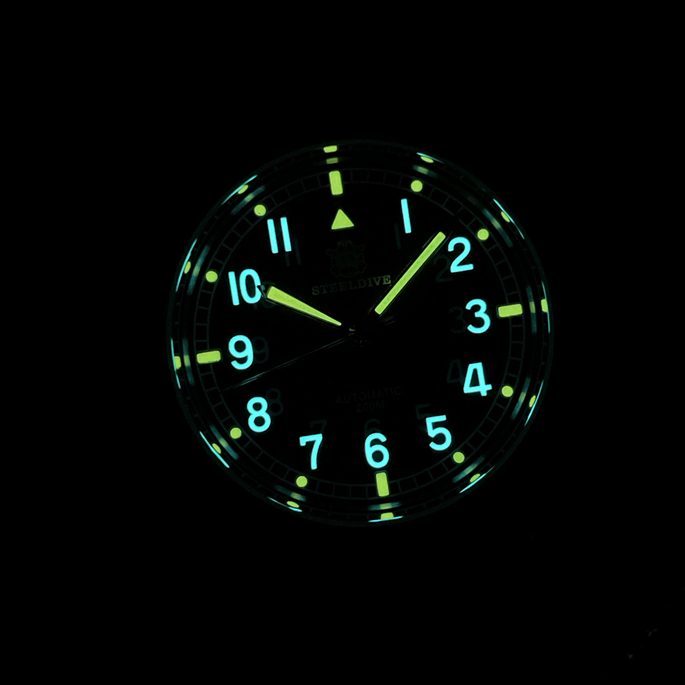 STEELDIVE Official SD1907 Small Size 36mm Case Sapphire Glass 200M Waterproof Automatic Dive Watch