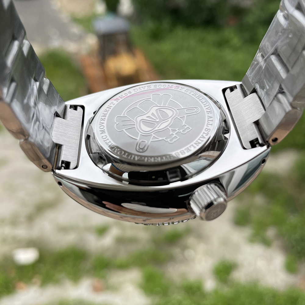 STEELDIVE Official SD1972 Day Function 200M Sapphire Glass NH36 Automatic Mens Dive Watch 