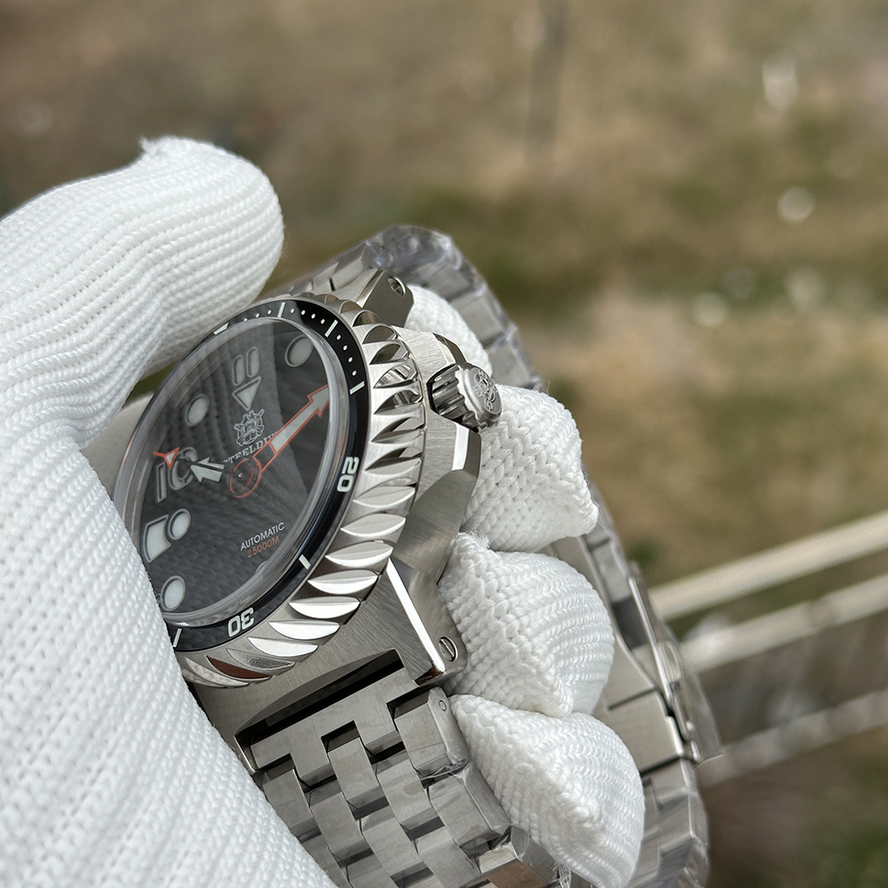 STEELDIVE Official SD1982H Date Function Big Size NH35 Automatic Dive Watch