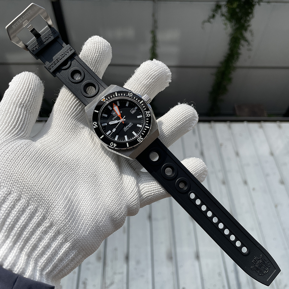 STEELDIVE Official SD1963 42MM Case Sapphire Glass Ceramic Bezel 200M Waterproof NH35 Automatic Mechanical Mens Dive Watches