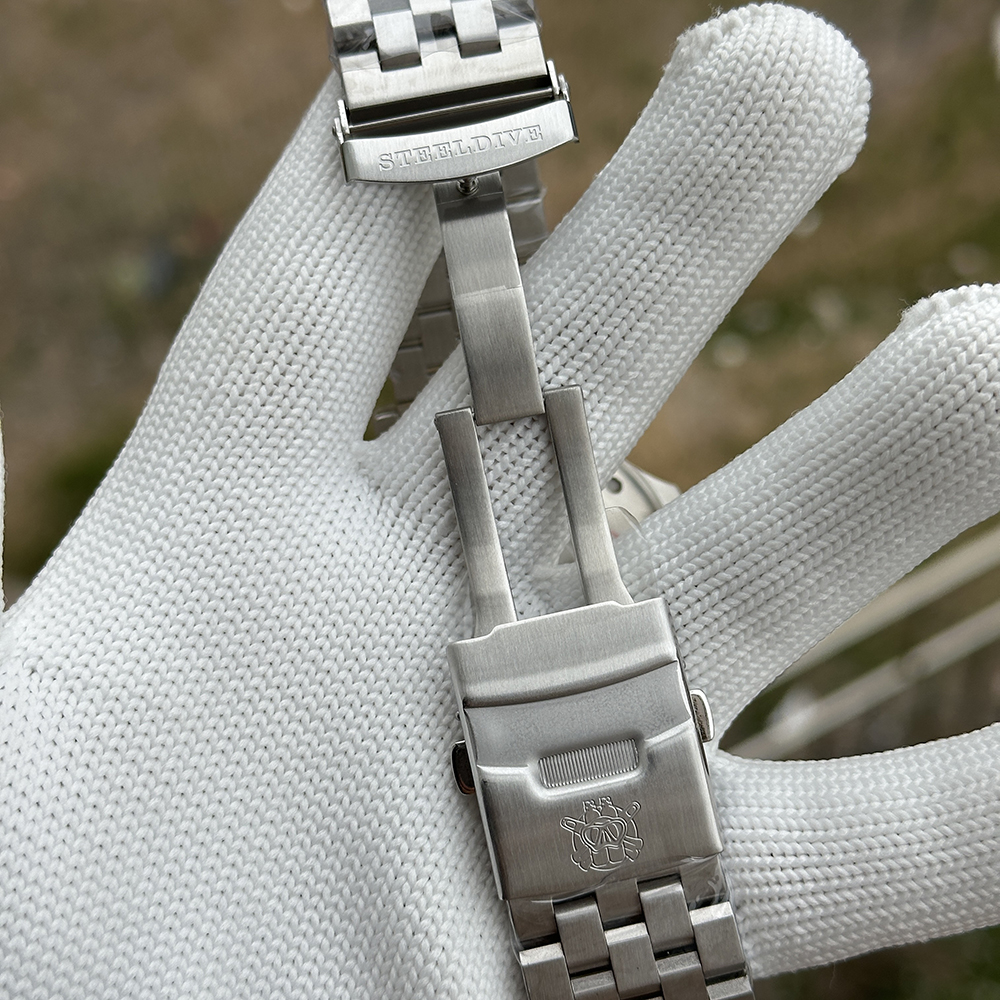 STEELDIVE Official SD1982H Date Function Big Size NH35 Automatic Dive Watch