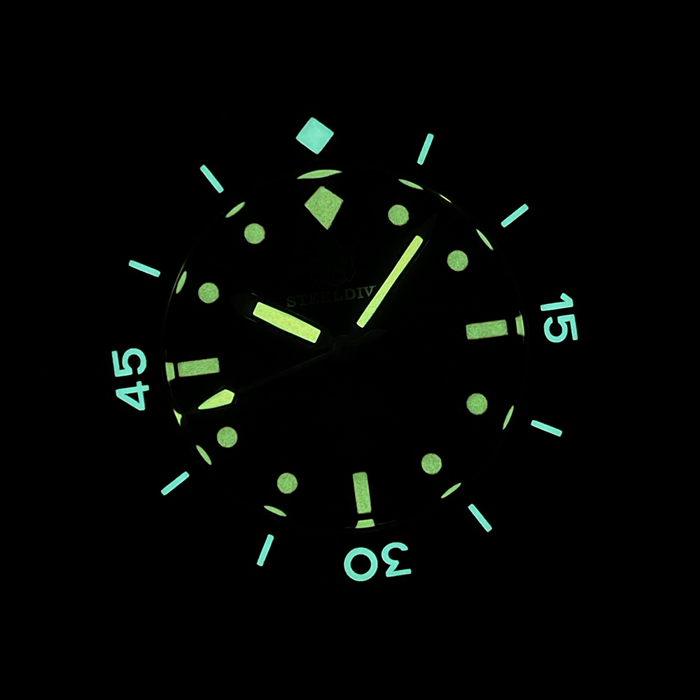 STEELDIVE Official SD1952VS New Arrival 300M Waterproof Solid Bronze NH35 Automatic Mens Dive Watch 