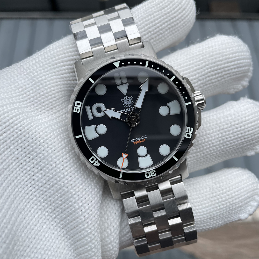 STEELDIVE Official SD1982 46.5MM Big Size Sapphire Glass NH35 Automatic Dive Watch