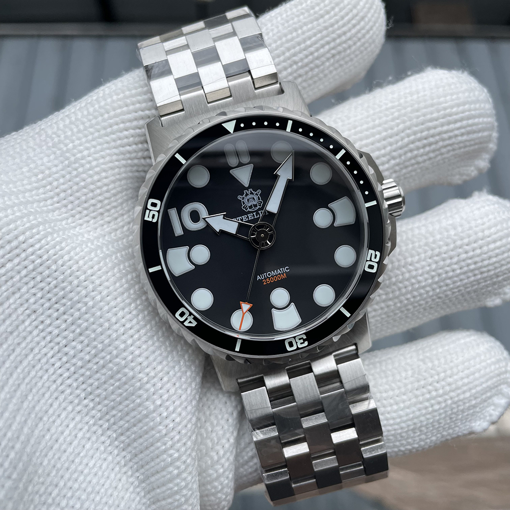 STEELDIVE Official SD1982 46.5MM Big Size Sapphire Glass NH35 Automatic Dive Watch