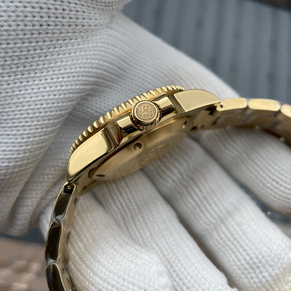 STEELDIVE Official SD1953IPG 40.5mm IPG Plated Case 300M Waterproof Luminous Ceramic Bezel Insert NH35 Mens Dive Watch