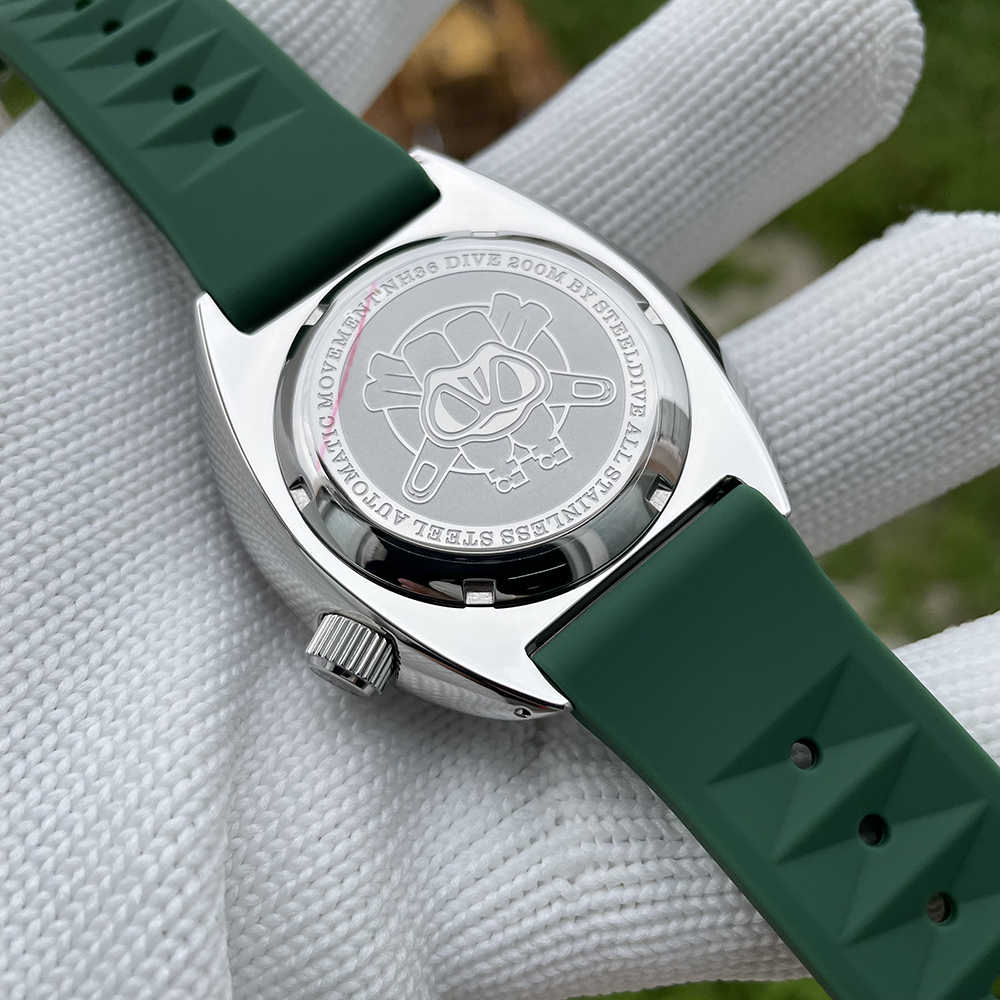 STEELDIVE Official SD1972 Swiss Luminous 200M Waterproof 45MM Sapphire Glass NH36 Automatic Dive Watch