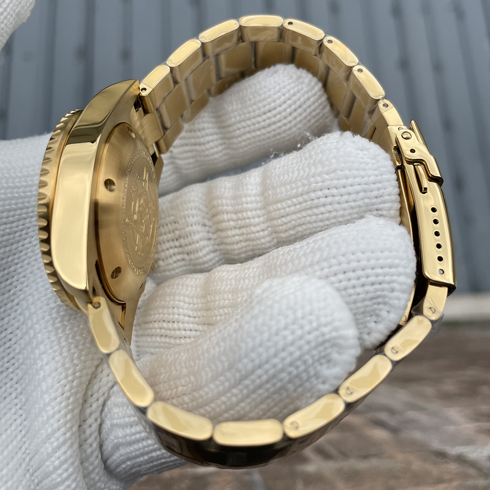 STEELDIVE Official SD1953IPG 40.5mm IPG Plated Case 300M Waterproof Luminous Ceramic Bezel Insert NH35 Mens Dive Watch