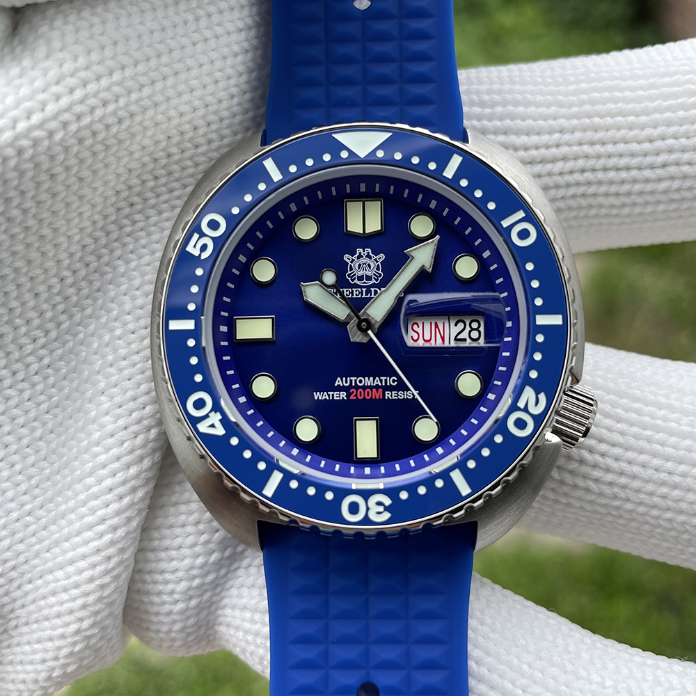 STEELDIVE Official SD1972 Swiss Luminous 200M Waterproof 45MM Sapphire Glass NH36 Automatic Dive Watch