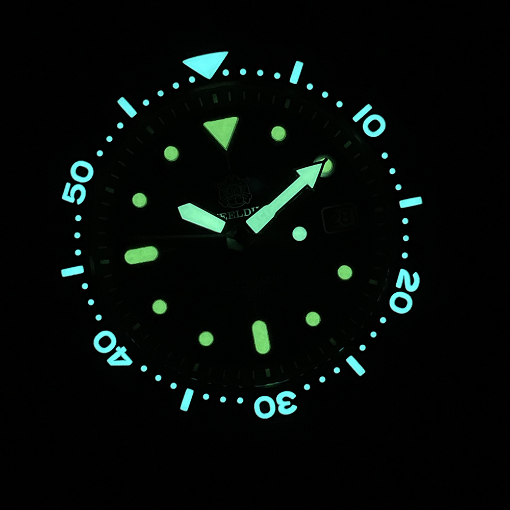 STEELDIVE Official SD1973 Swiss Luminous Ceramic Bezel Insert Sapphire Glass 200mm Waterproof 41.2mm NH35 Mens Dive Watch