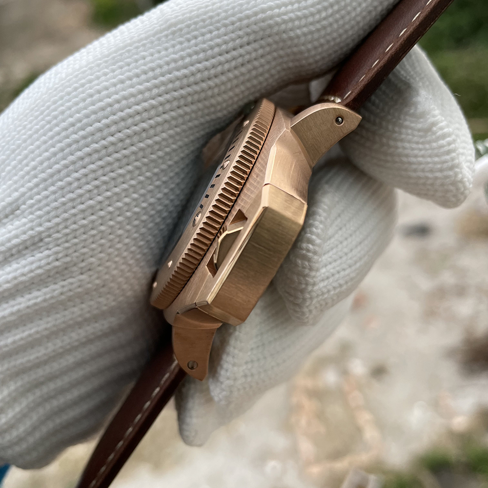 STEELDIVE Official SD1959S 46MM Solid Bronze Blue Luminous Sapphire Glass 1000M NH35 Automatic Dive Watch