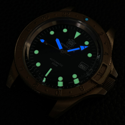 STEELDIVE Official SD1966S 41.5MM Bronze Bezel Super Luminous 200M Waterproof NH35 Automatic Dive Watch Bronze